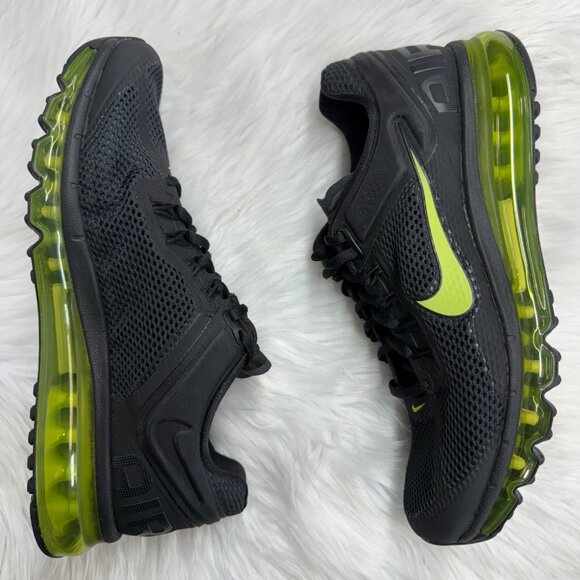 Nike Air Max 2013 Black Anthracite Cyber Mens HF3660-001 VNDS Sz 9